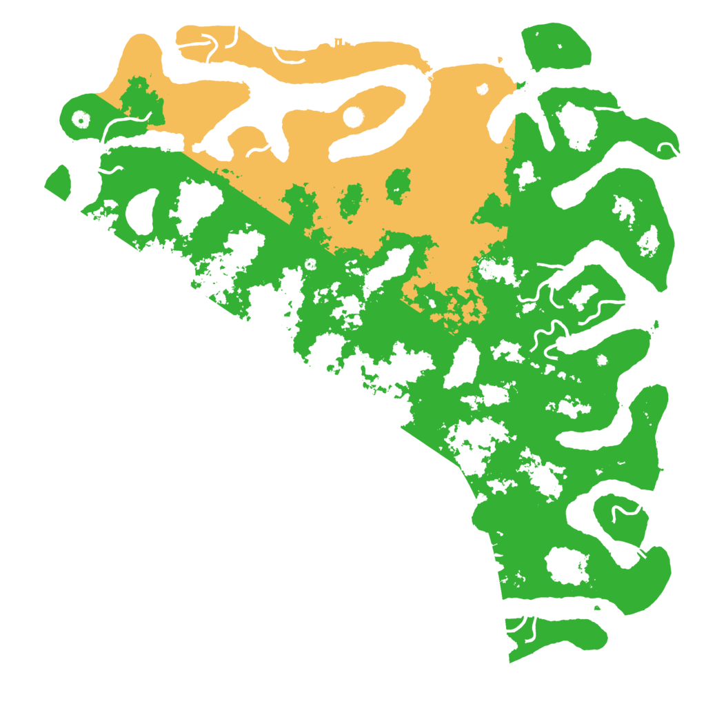 Biome Rust Map: Procedural Map, Size: 6000, Seed: 755670888