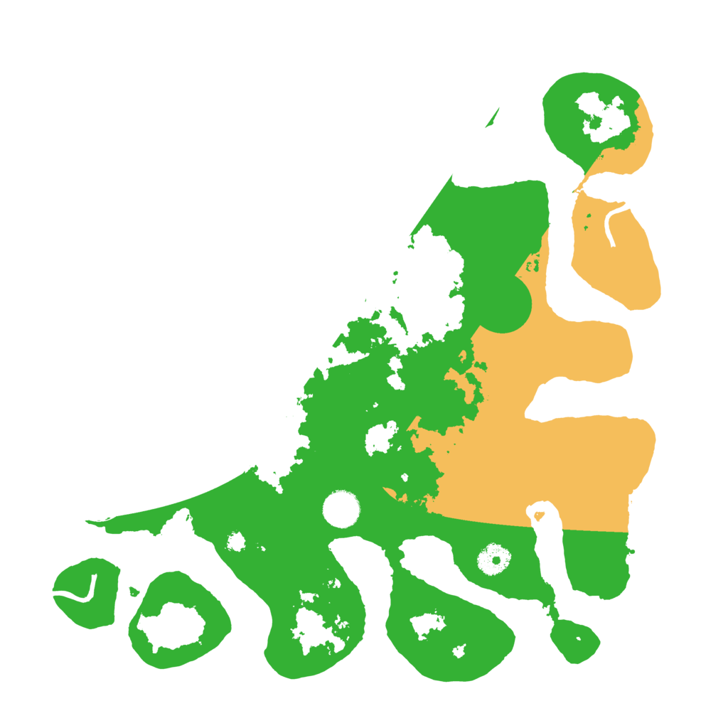 Biome Rust Map: Procedural Map, Size: 3500, Seed: 1807536945