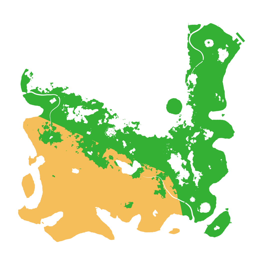 Biome Rust Map: Procedural Map, Size: 4500, Seed: 19980212