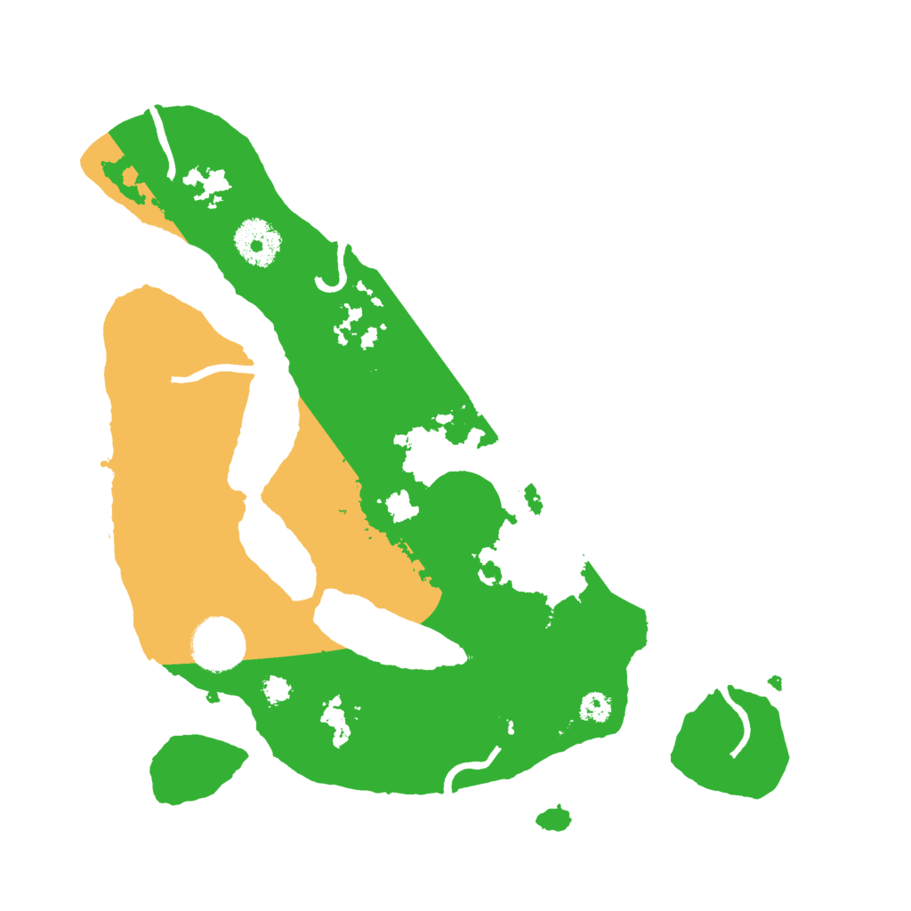 Biome Rust Map: Procedural Map, Size: 3000, Seed: 1318276274