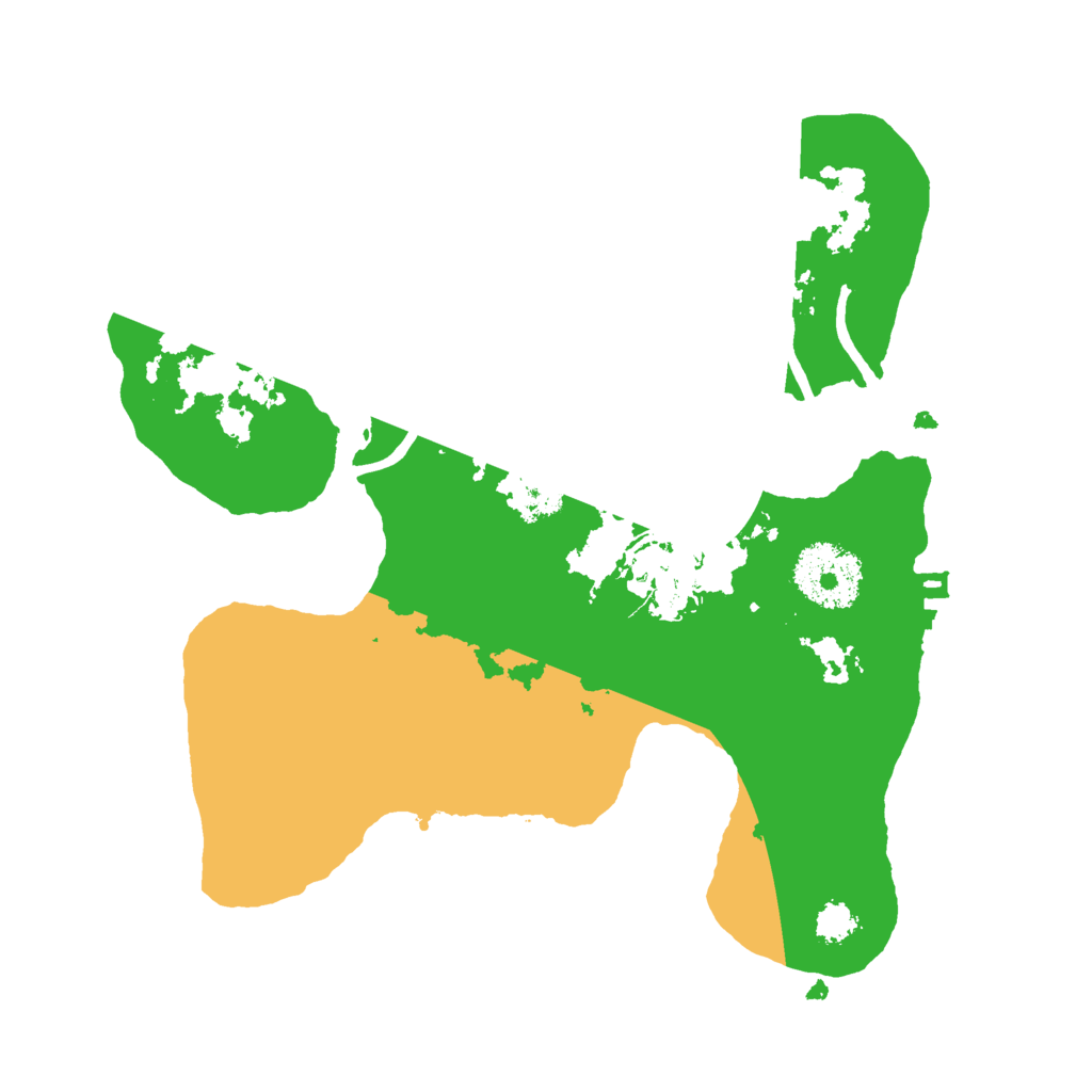 Biome Rust Map: Procedural Map, Size: 2500, Seed: 20235