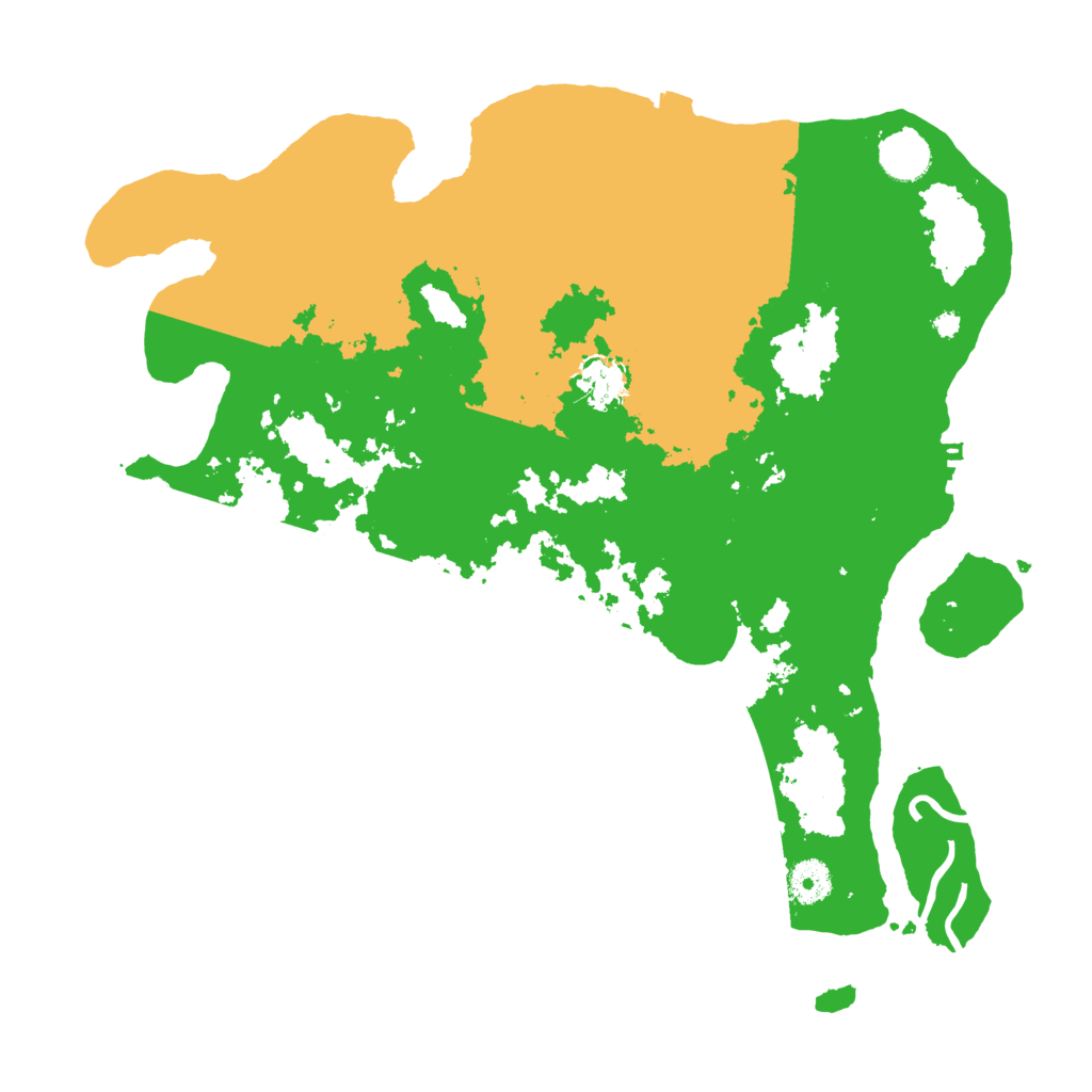 Biome Rust Map: Procedural Map, Size: 3850, Seed: 1241502267