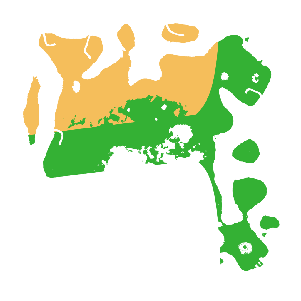 Biome Rust Map: Procedural Map, Size: 3500, Seed: 1754051457