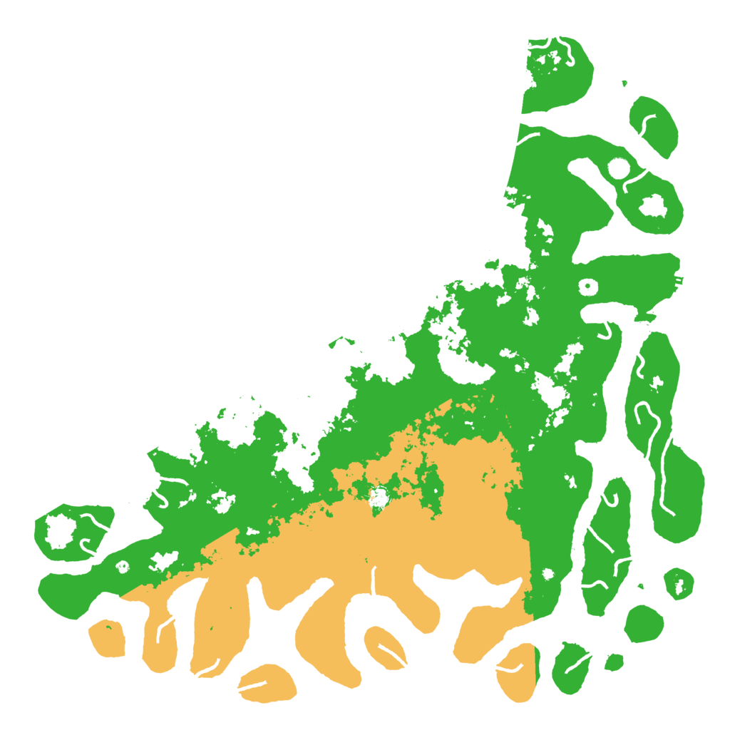 Biome Rust Map: Procedural Map, Size: 6000, Seed: 342021