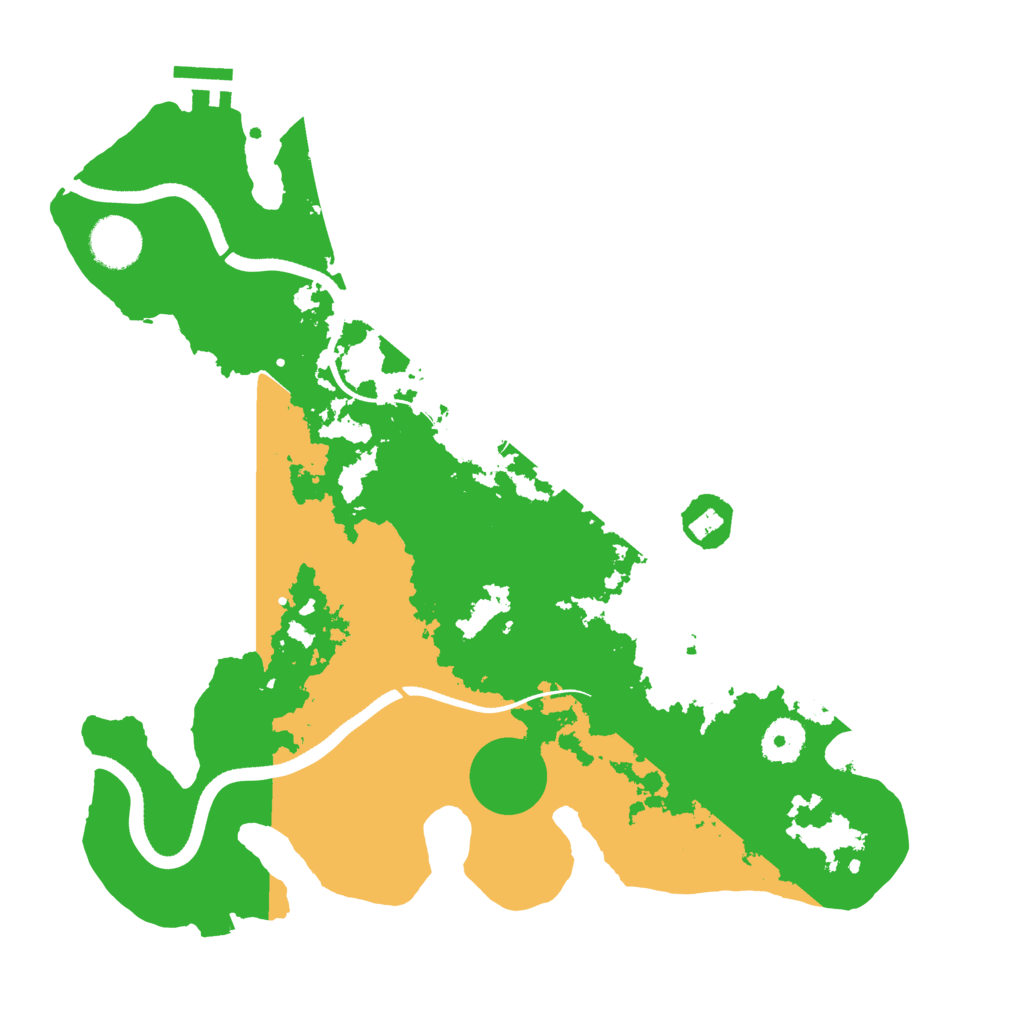 Biome Rust Map: Procedural Map, Size: 3500, Seed: 1371887947