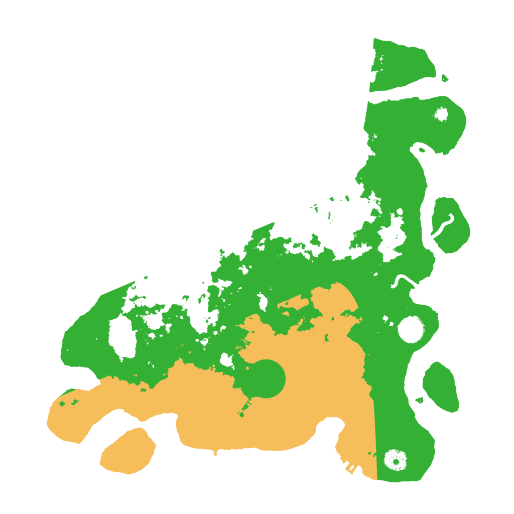 Biome Rust Map: Procedural Map, Size: 3500, Seed: 414