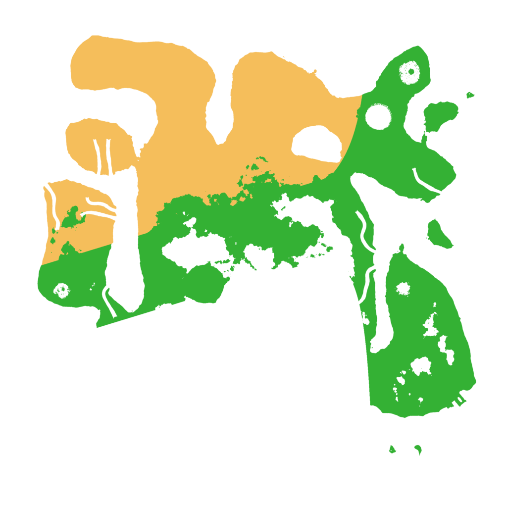 Biome Rust Map: Procedural Map, Size: 3500, Seed: 1058246107