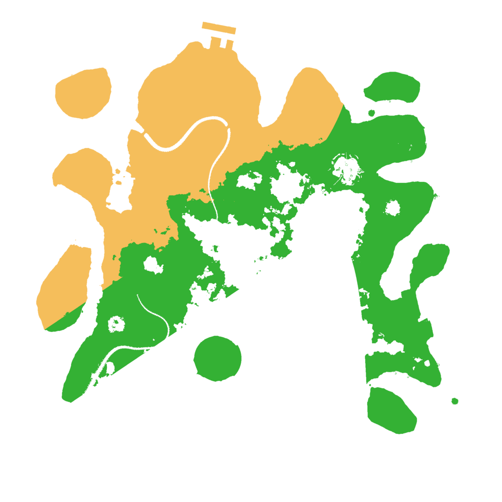 Biome Rust Map: Procedural Map, Size: 3000, Seed: 2469