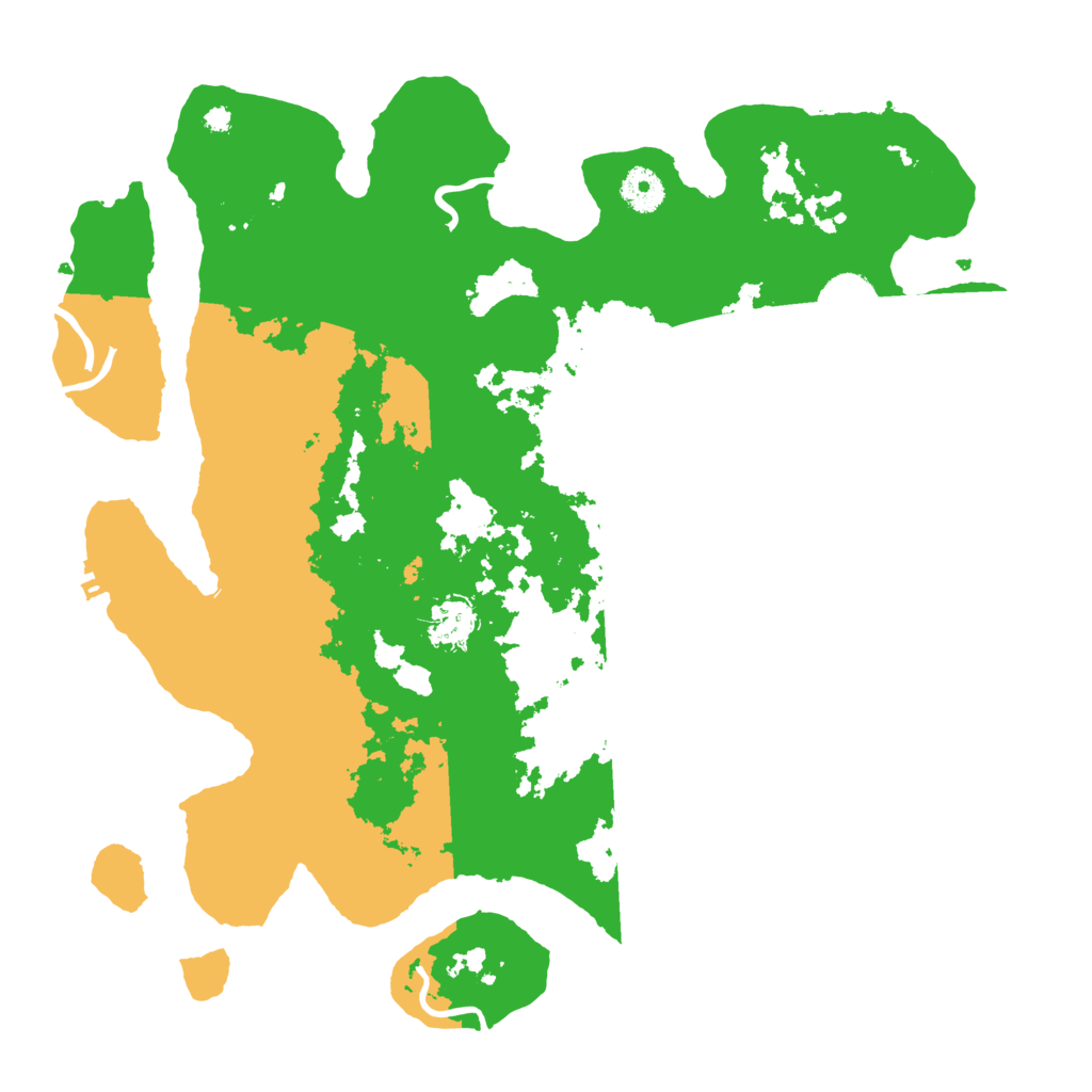 Biome Rust Map: Procedural Map, Size: 3800, Seed: 346545752