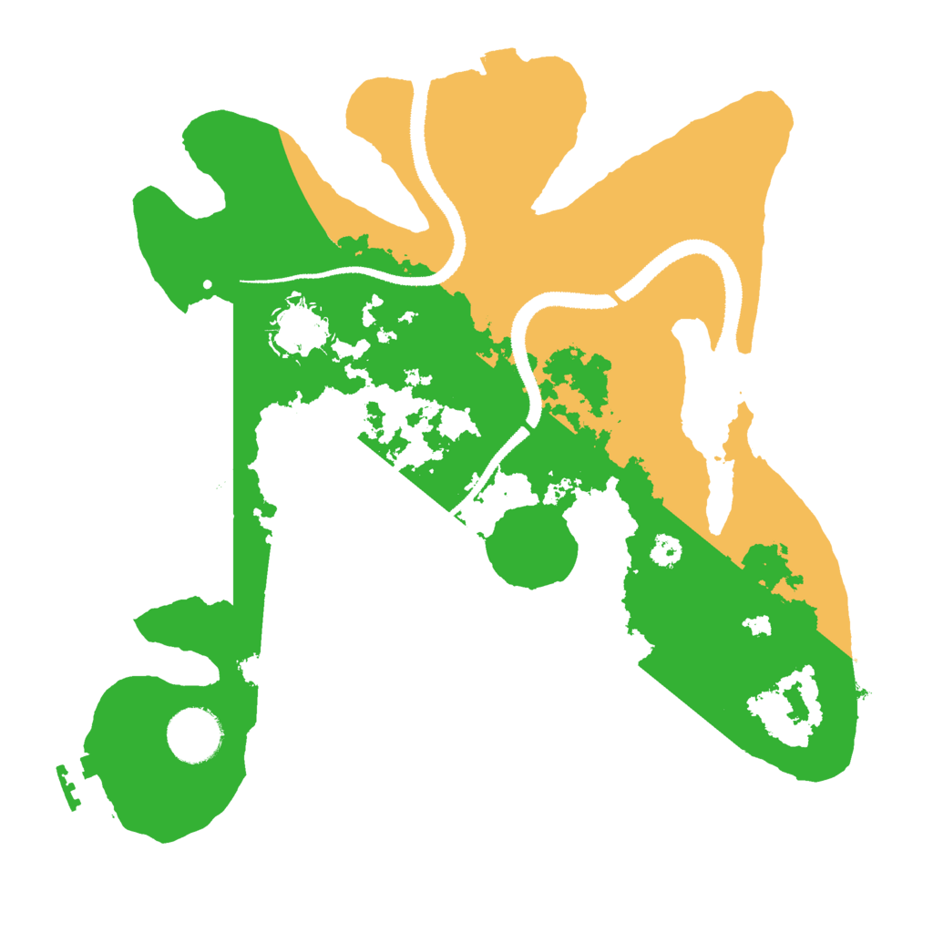 Biome Rust Map: Procedural Map, Size: 3000, Seed: 631365298