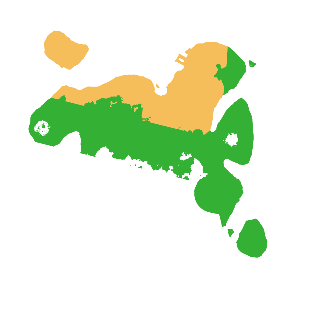 Biome Rust Map: Procedural Map, Size: 2200, Seed: 896797897