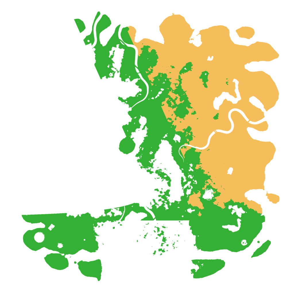 Biome Rust Map: Procedural Map, Size: 5000, Seed: 20220204