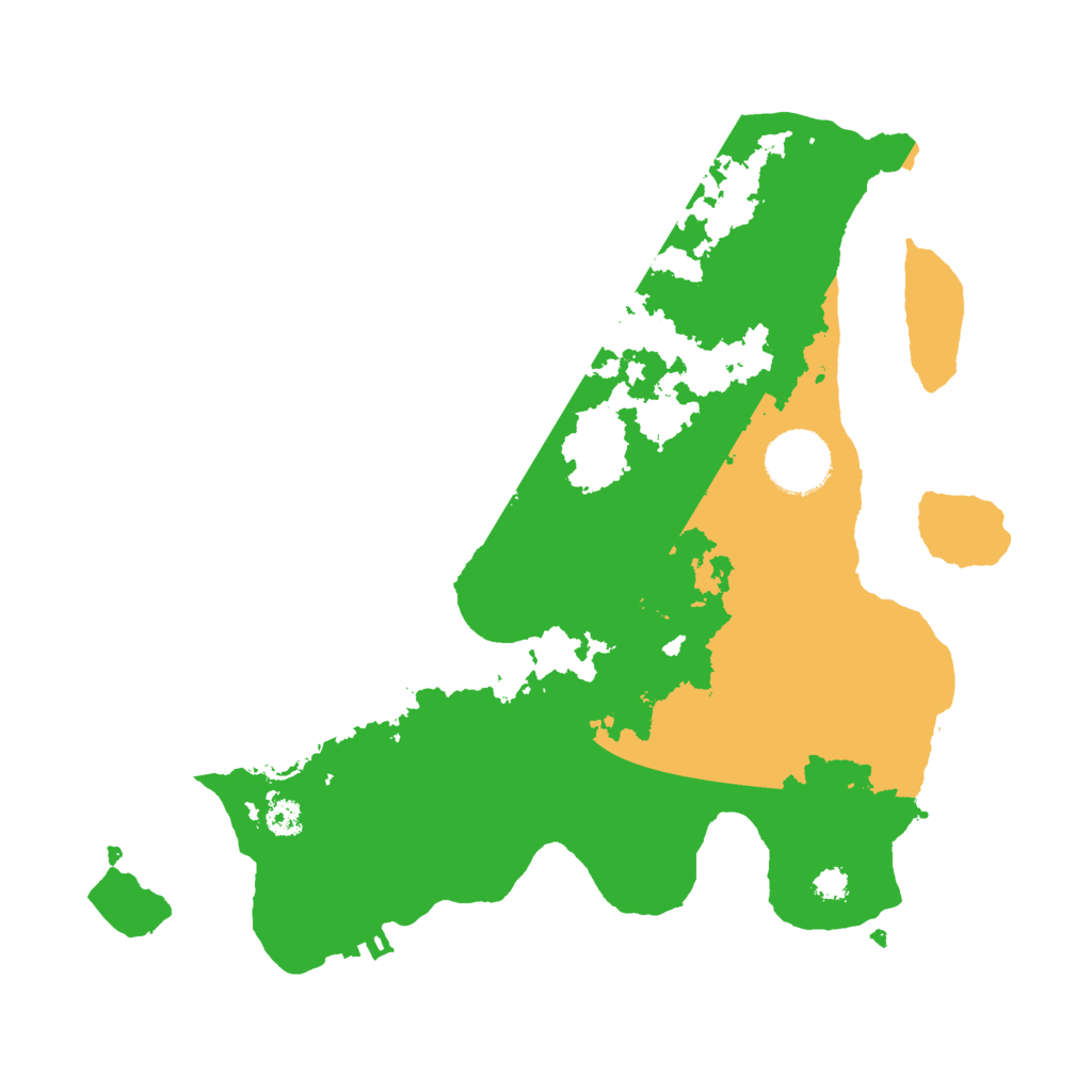 Biome Rust Map: Procedural Map, Size: 3000, Seed: 1000018