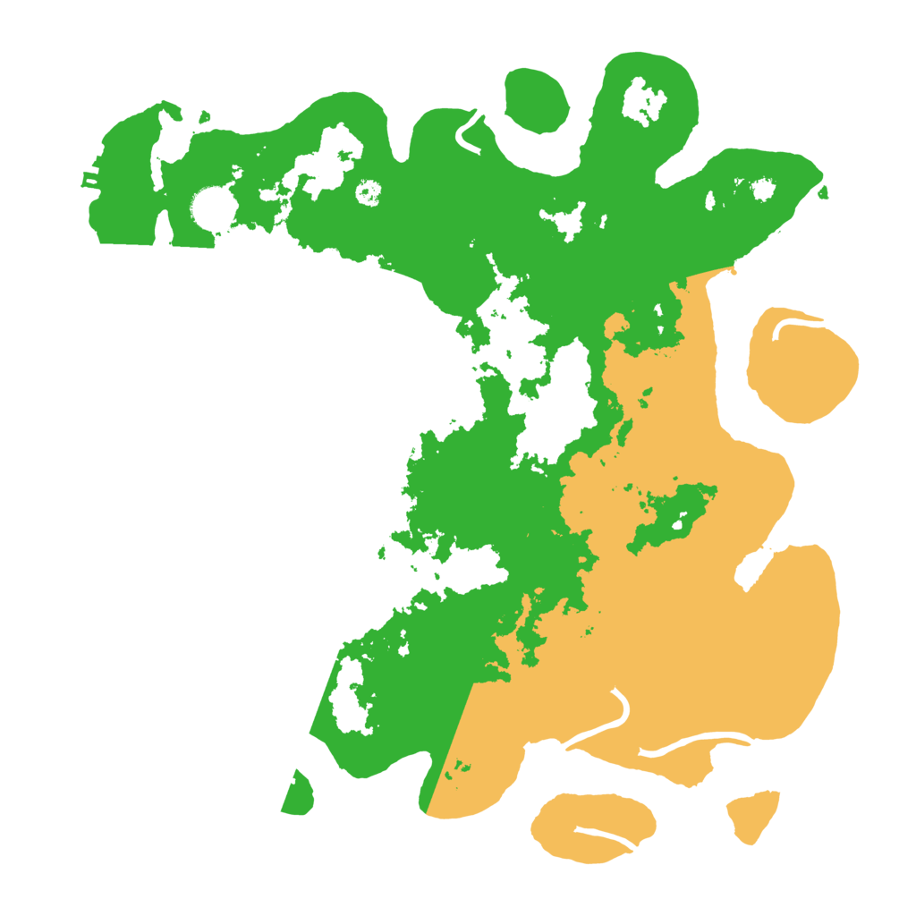 Biome Rust Map: Procedural Map, Size: 3600, Seed: 22022022