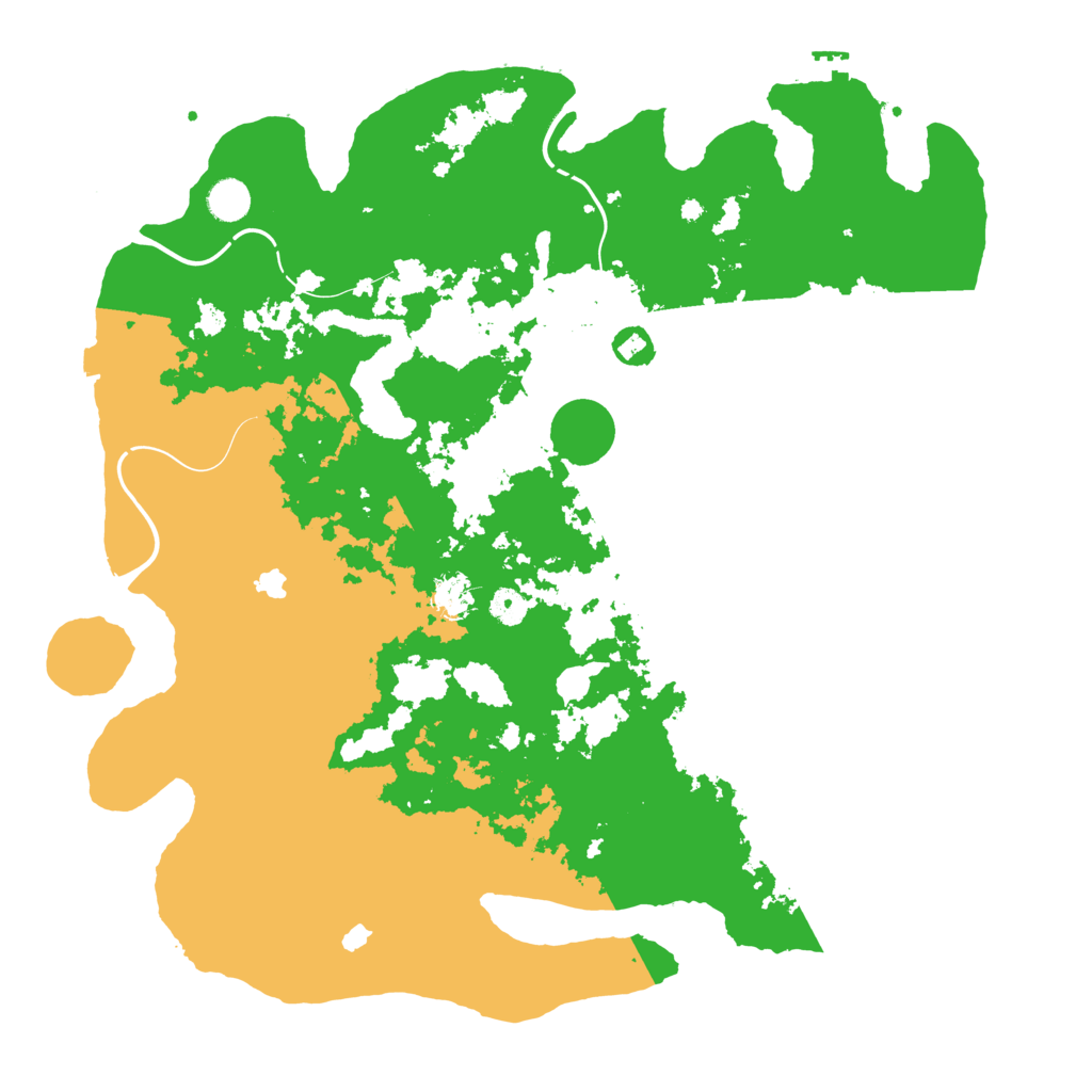 Biome Rust Map: Procedural Map, Size: 4500, Seed: 4130531