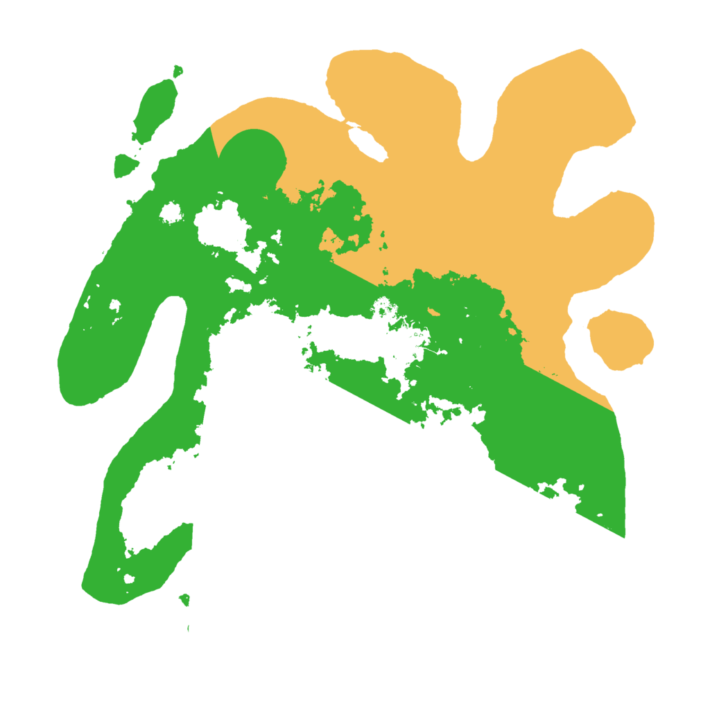 Biome Rust Map: Procedural Map, Size: 3000, Seed: 6845618