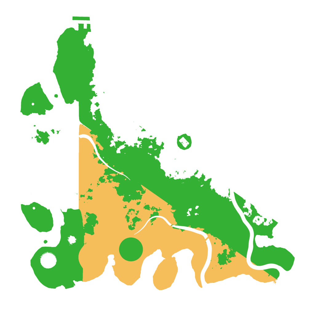 Biome Rust Map: Procedural Map, Size: 3500, Seed: 1367764699