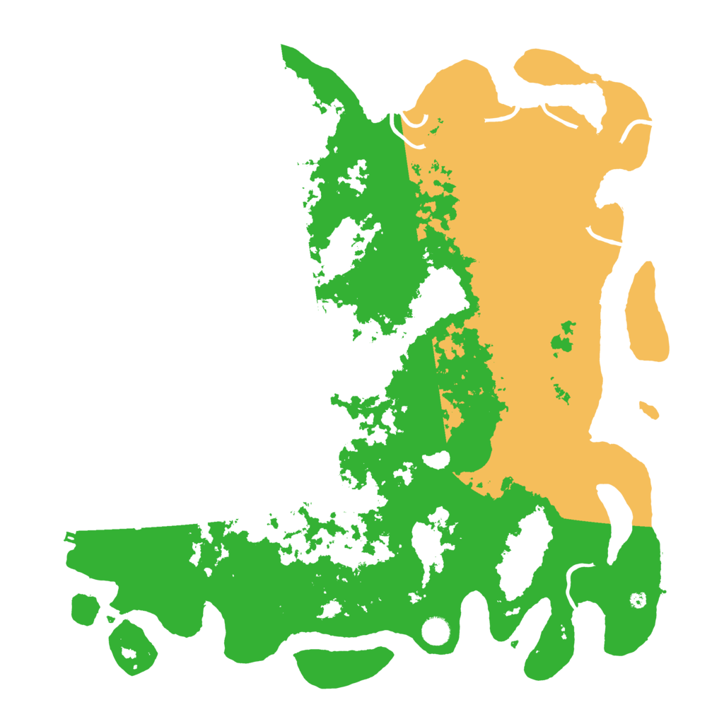 Biome Rust Map: Procedural Map, Size: 4500, Seed: 6270524