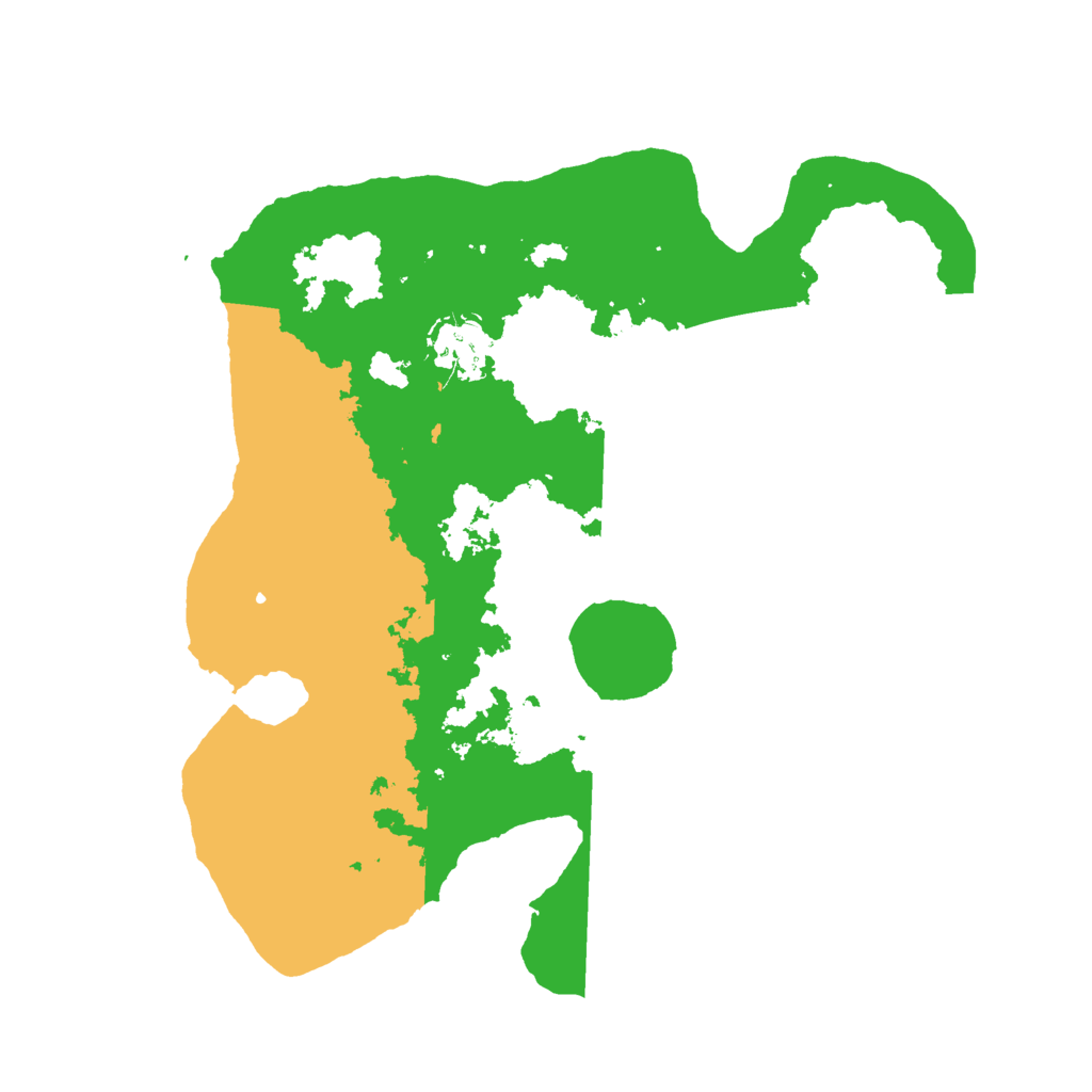 Biome Rust Map: Barren, Size: 3000, Seed: 1161062382