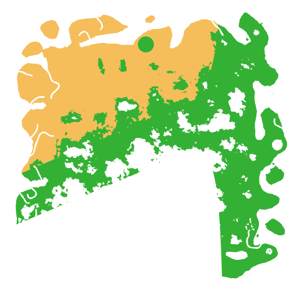 Biome Rust Map: Procedural Map, Size: 5000, Seed: 1203487434