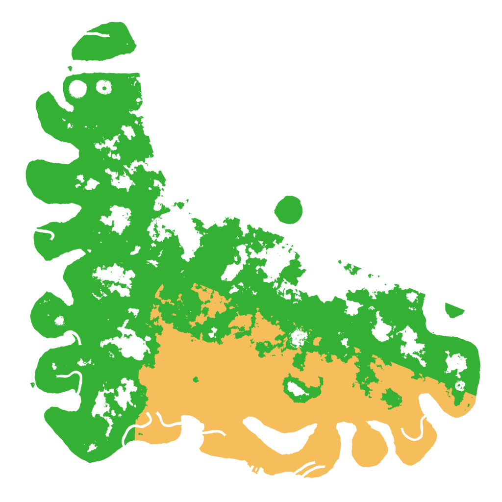 Biome Rust Map: Procedural Map, Size: 5000, Seed: 84692