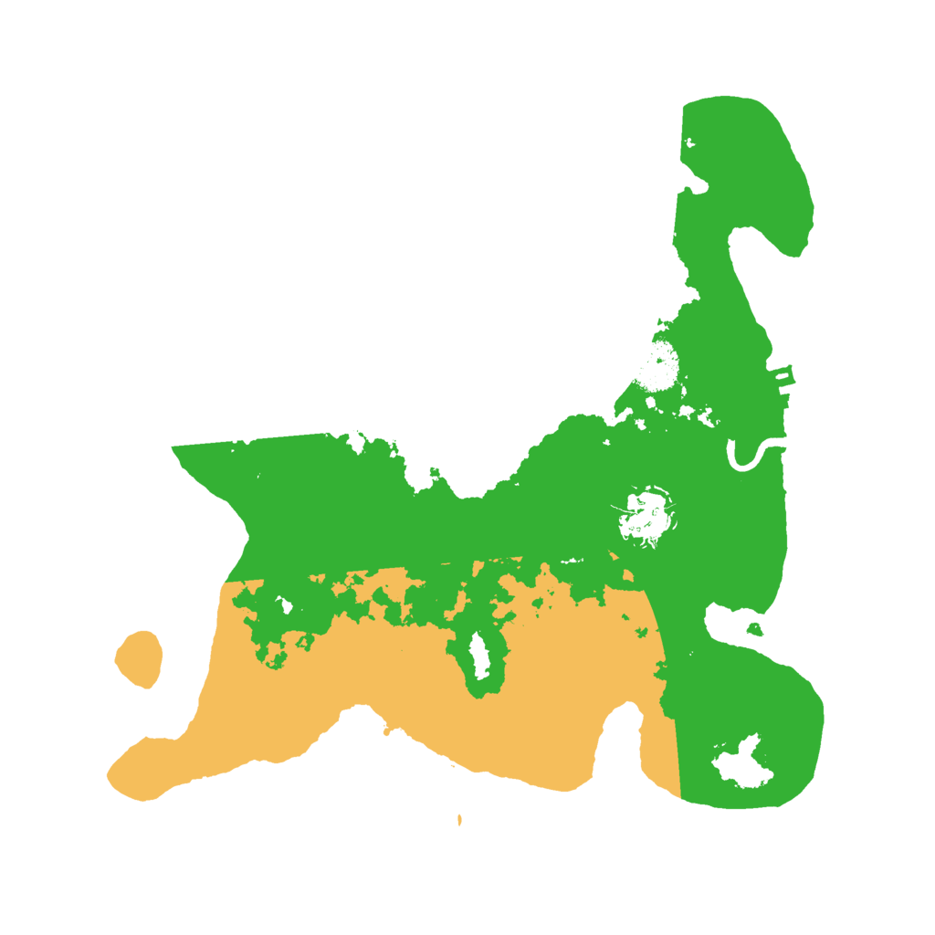 Biome Rust Map: Procedural Map, Size: 3000, Seed: 1247114