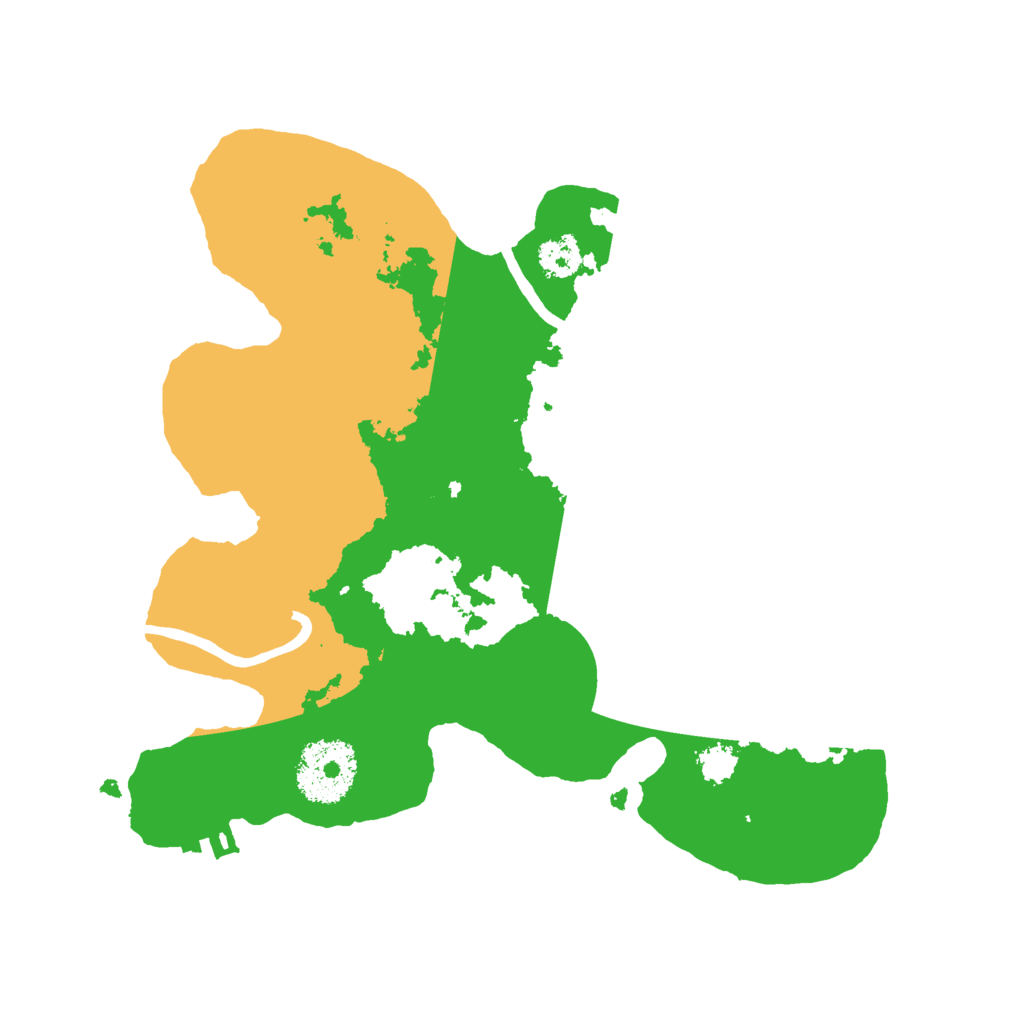 Biome Rust Map: Procedural Map, Size: 2500, Seed: 6142167