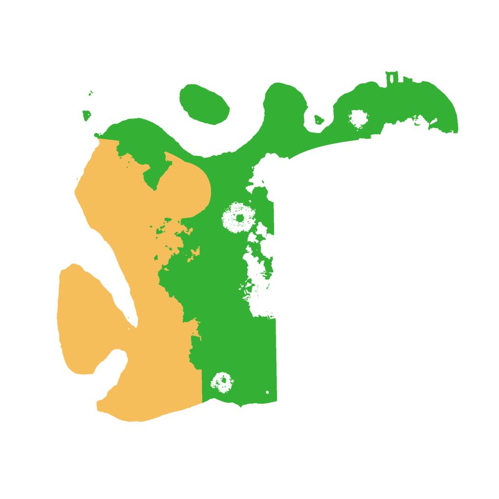 Biome Rust Map: Procedural Map, Size: 2500, Seed: 1541573