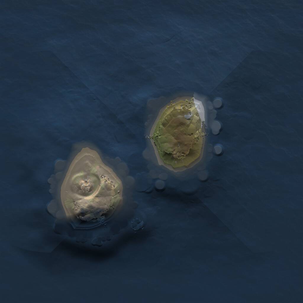 Rust Map: Procedural Map, Size: 1000, Seed: 15479221, 1 Monuments