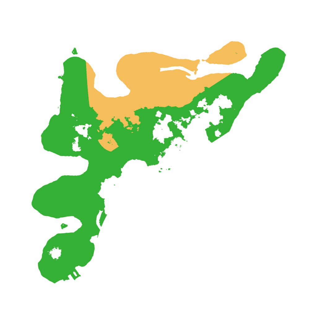 Biome Rust Map: Procedural Map, Size: 2500, Seed: 4528026