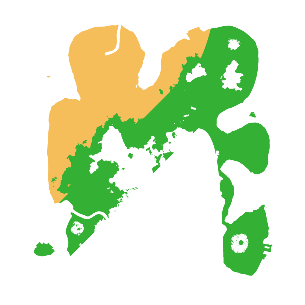 Biome Rust Map: Procedural Map, Size: 2500, Seed: 5665361