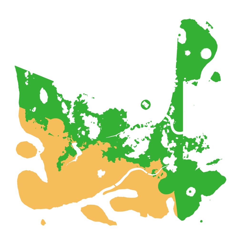 Biome Rust Map: Procedural Map, Size: 4000, Seed: 546789