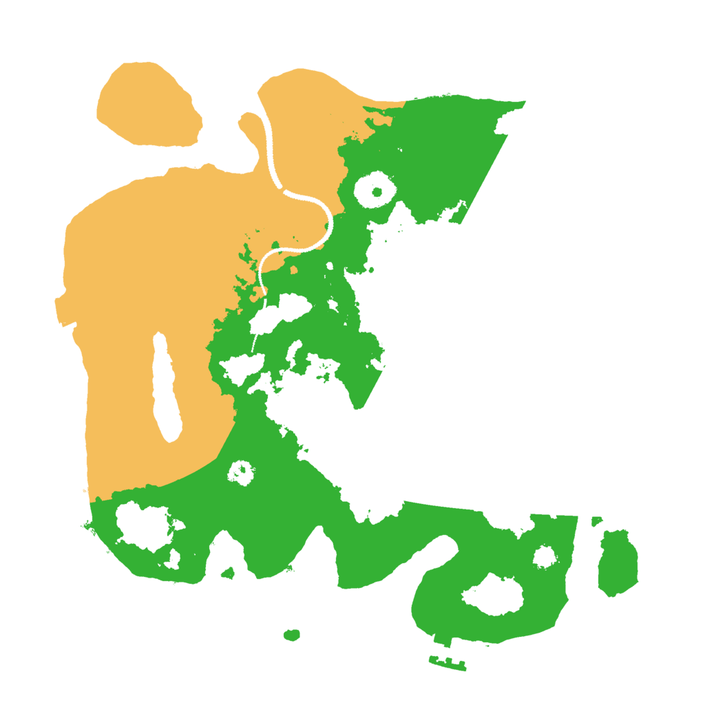 Biome Rust Map: Procedural Map, Size: 2800, Seed: 5555