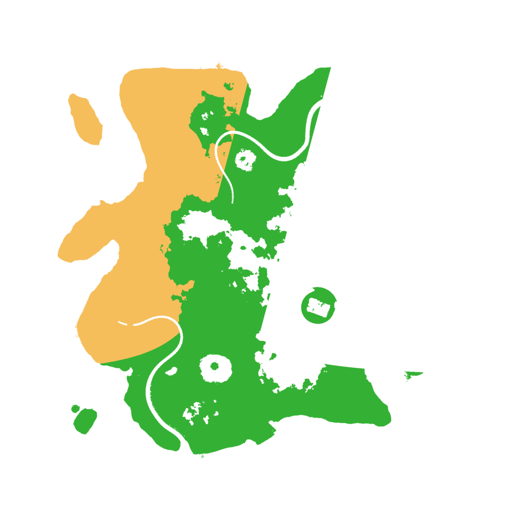 Biome Rust Map: Procedural Map, Size: 2500, Seed: 4556191