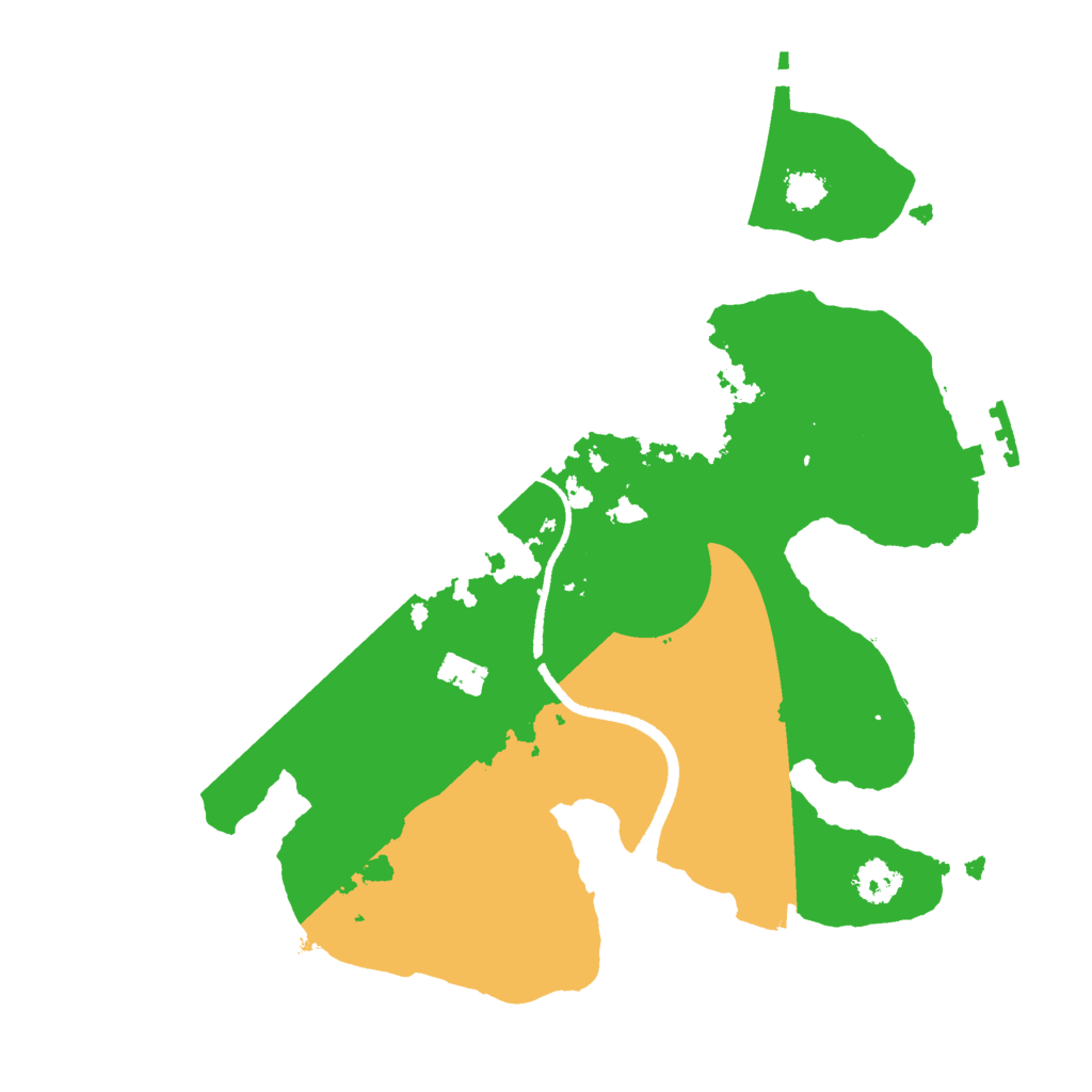 Biome Rust Map: Procedural Map, Size: 2500, Seed: 5593379