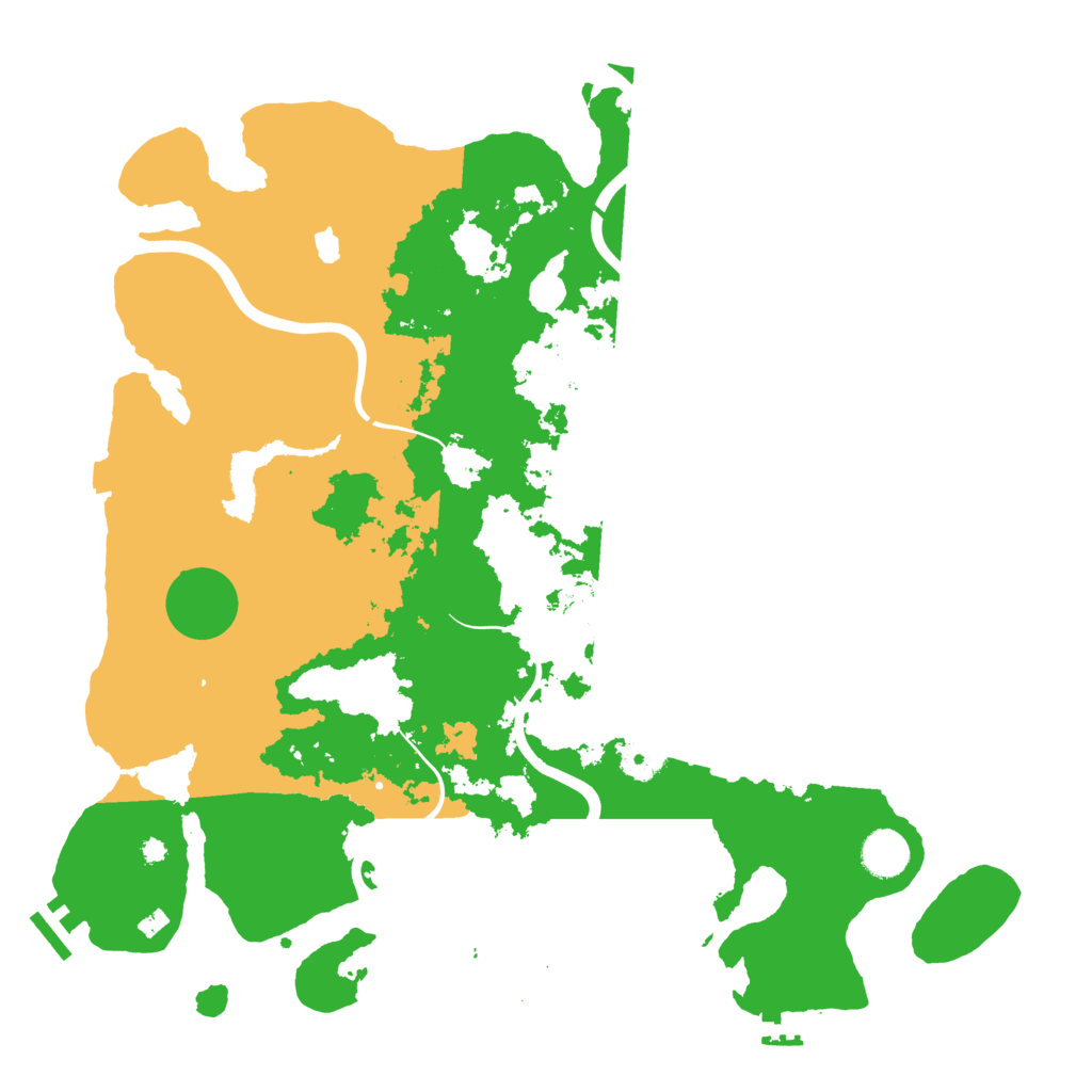 Biome Rust Map: Procedural Map, Size: 4000, Seed: 419222