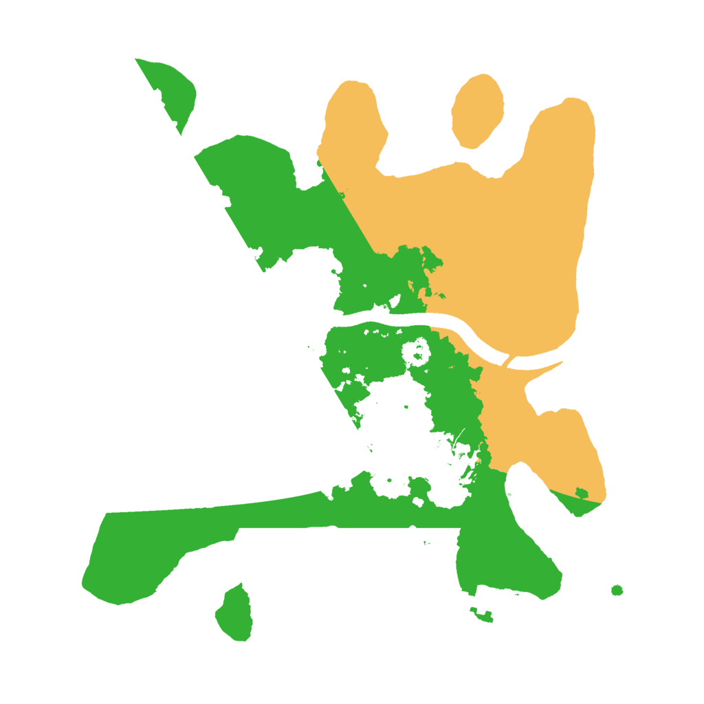 Biome Rust Map: Procedural Map, Size: 2500, Seed: 3375689