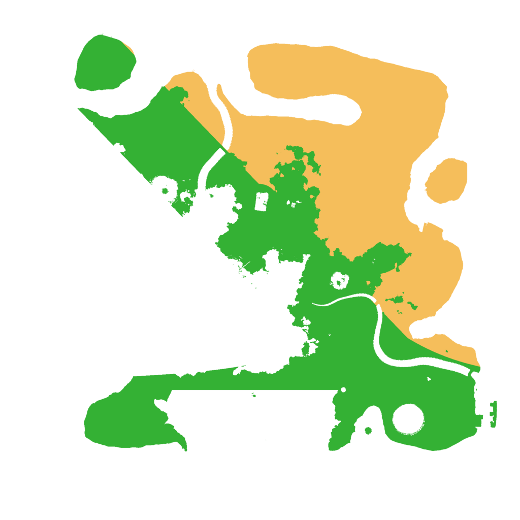 Biome Rust Map: Procedural Map, Size: 3000, Seed: 2437288