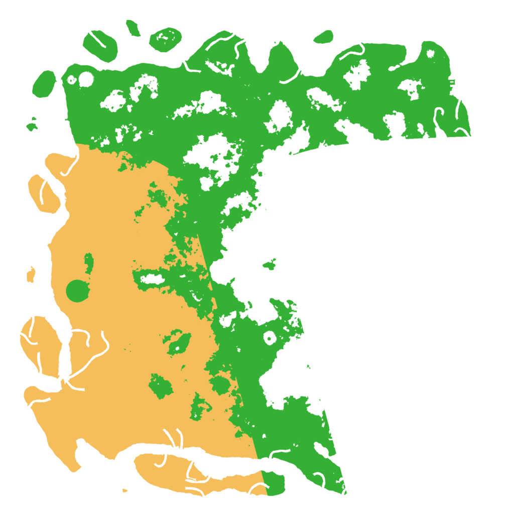 Biome Rust Map: Procedural Map, Size: 6000, Seed: 18650619