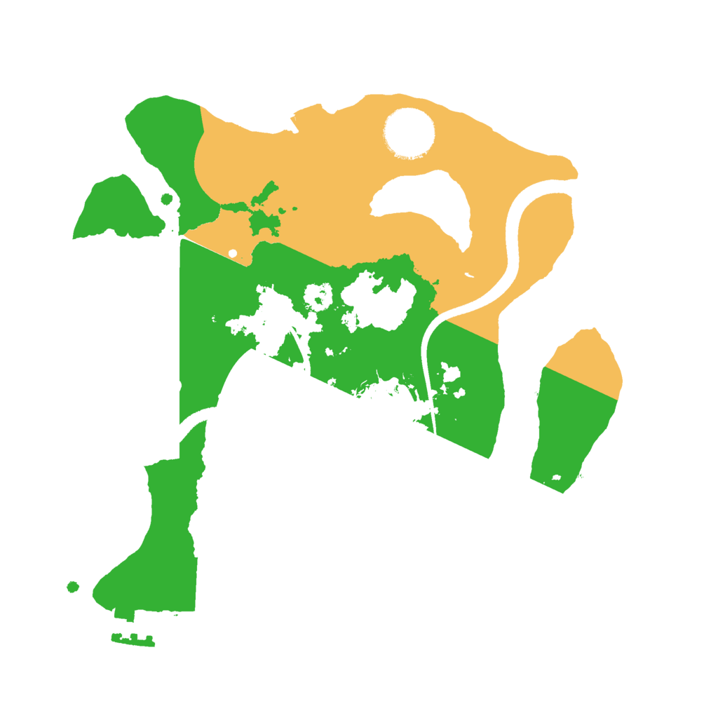 Biome Rust Map: Procedural Map, Size: 2500, Seed: 900453