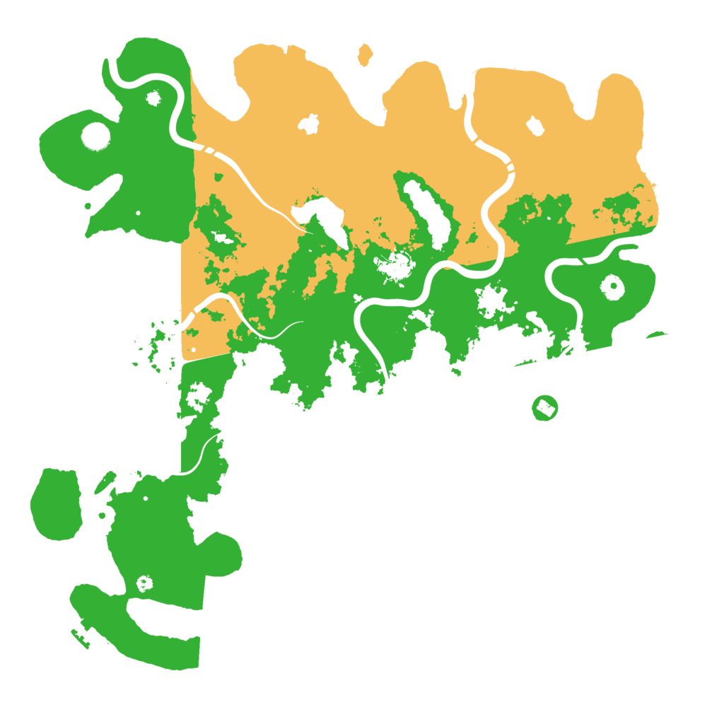 Biome Rust Map: Procedural Map, Size: 4500, Seed: 6013286