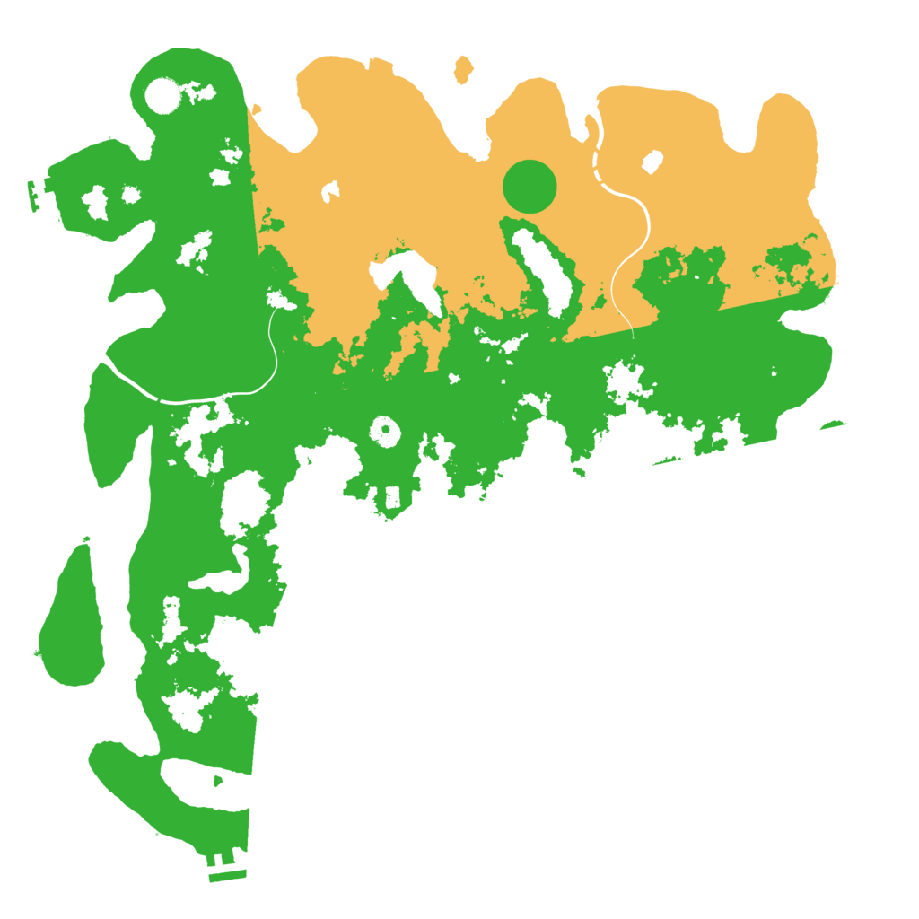 Biome Rust Map: Procedural Map, Size: 4500, Seed: 6013286
