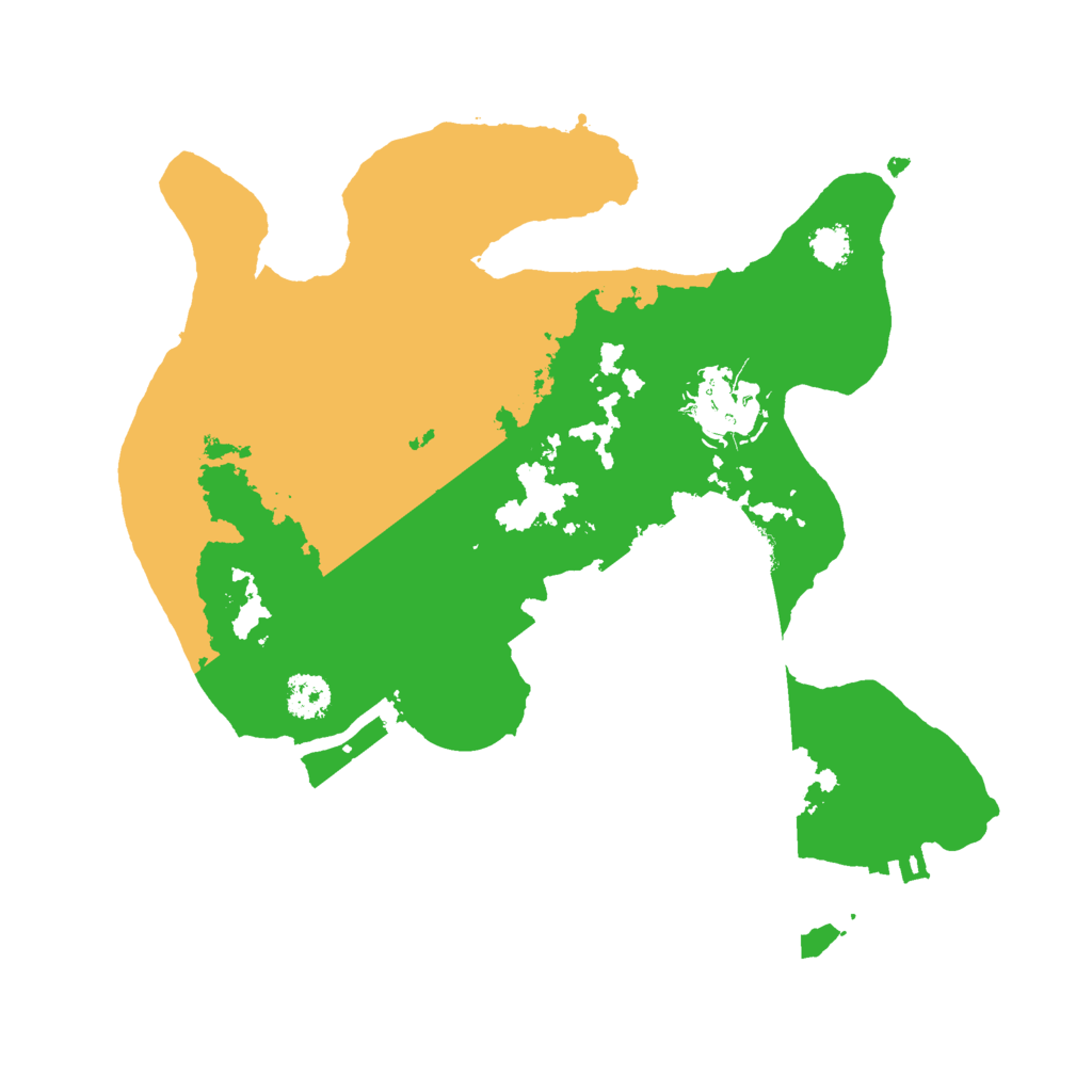 Biome Rust Map: Procedural Map, Size: 2500, Seed: 4706858