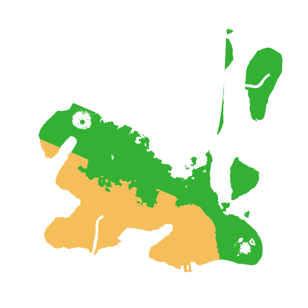 Biome Rust Map: Procedural Map, Size: 2500, Seed: 5318373