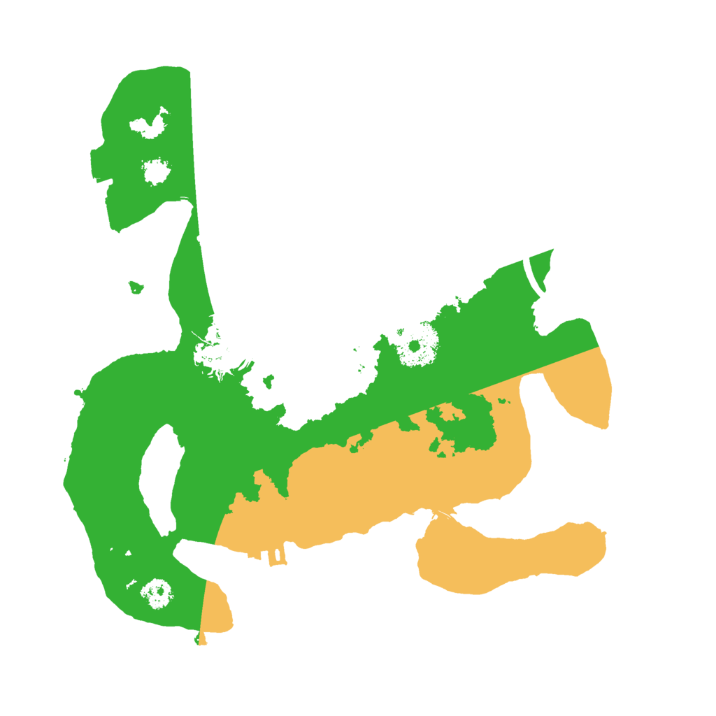 Biome Rust Map: Procedural Map, Size: 2500, Seed: 2644203