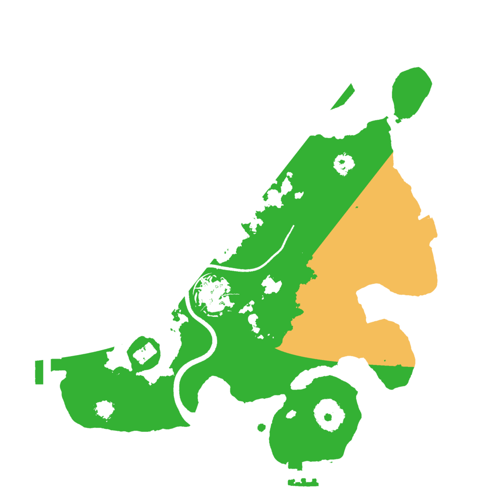 Biome Rust Map: Procedural Map, Size: 2500, Seed: 320249