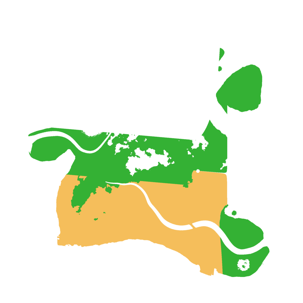 Biome Rust Map: Procedural Map, Size: 2500, Seed: 941286