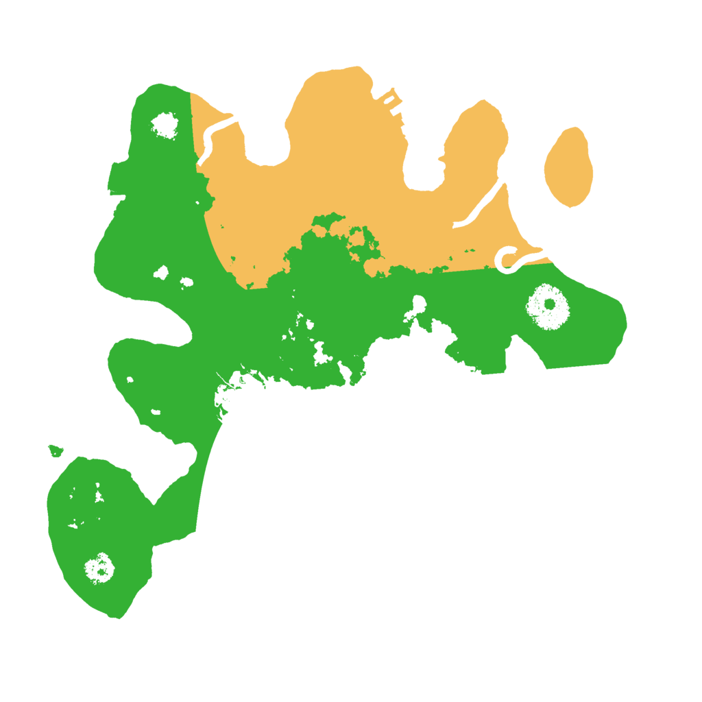 Biome Rust Map: Procedural Map, Size: 2500, Seed: 4760257