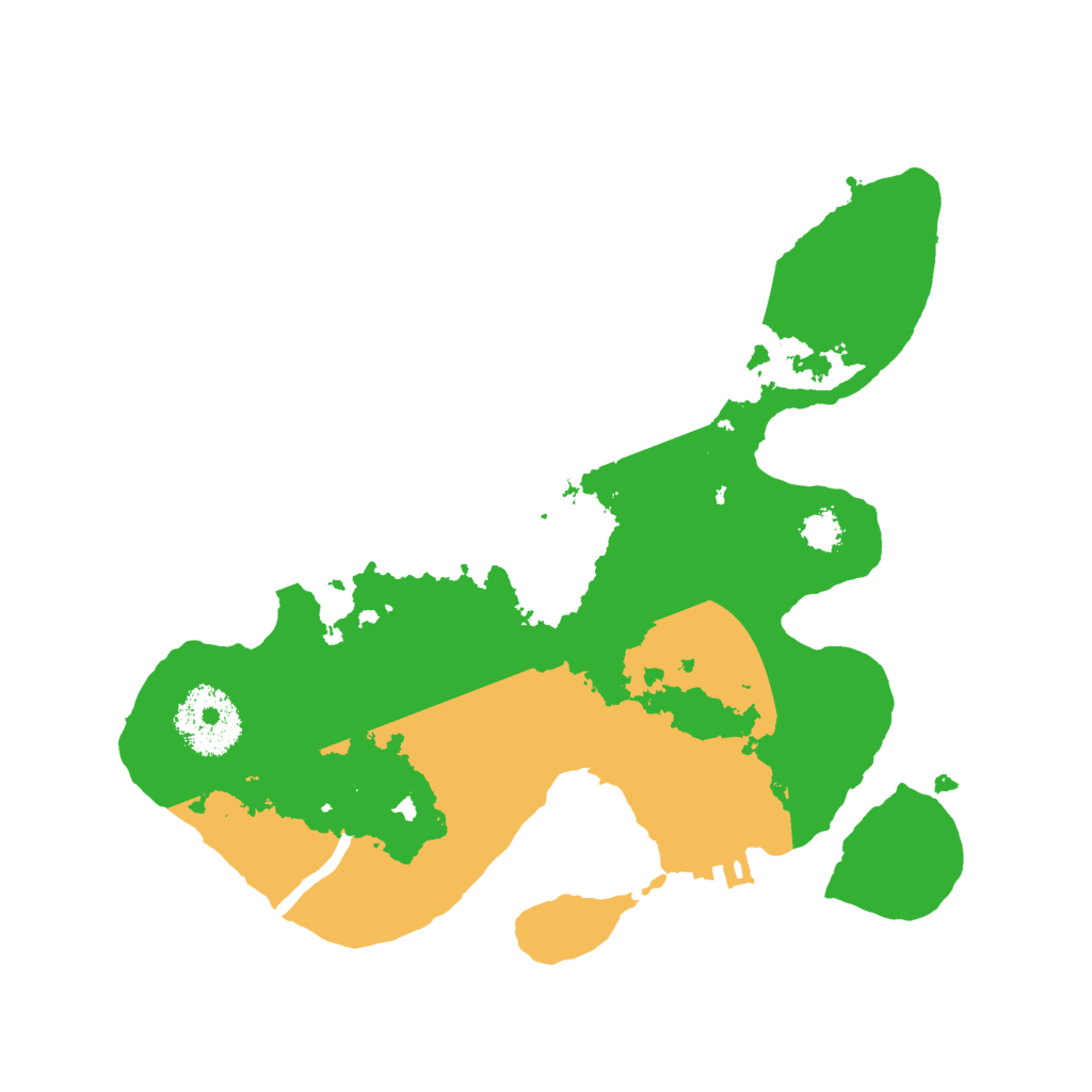 Biome Rust Map: Procedural Map, Size: 2500, Seed: 1882302