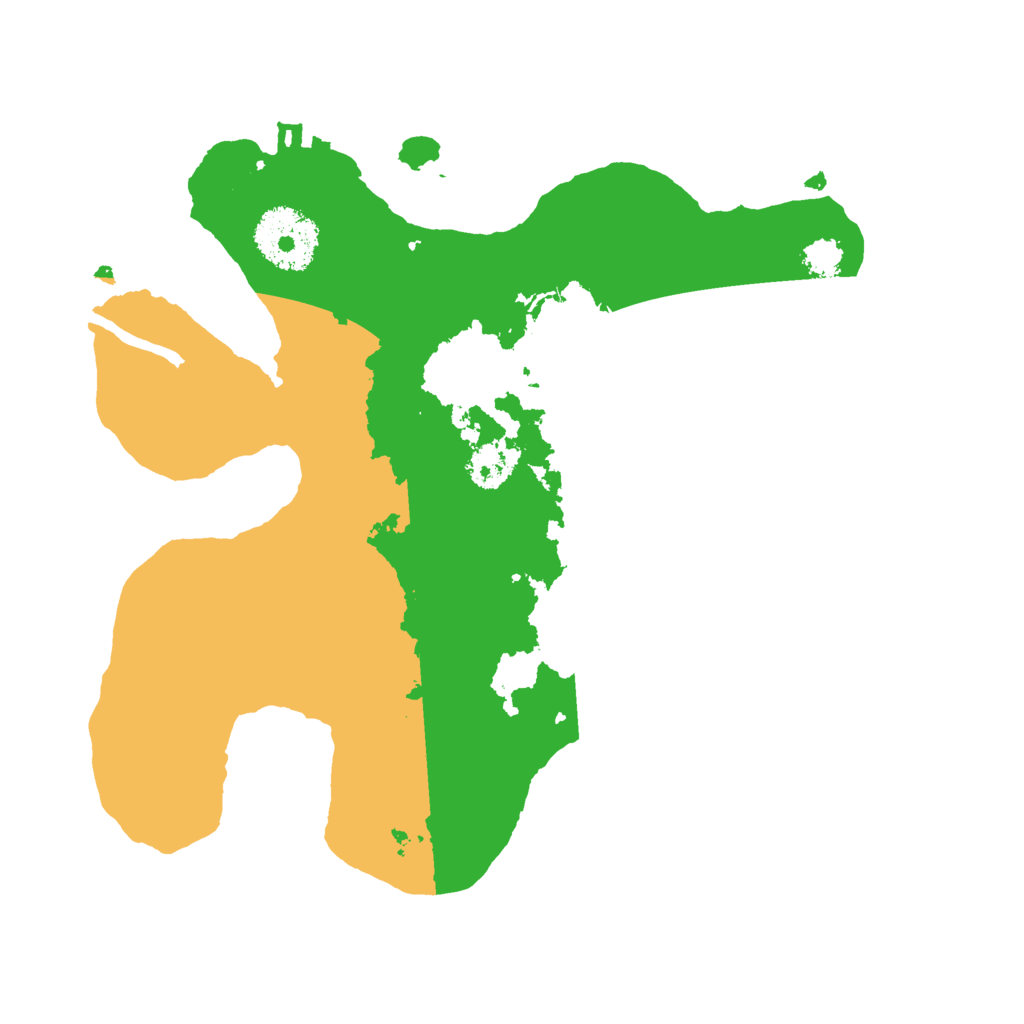 Biome Rust Map: Procedural Map, Size: 2500, Seed: 6069107